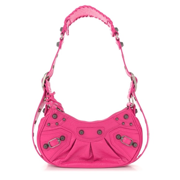 Balenciaga Handbags - Balenciaga LE CAGOLE shoulder bag in hot pink lambskin
NWT